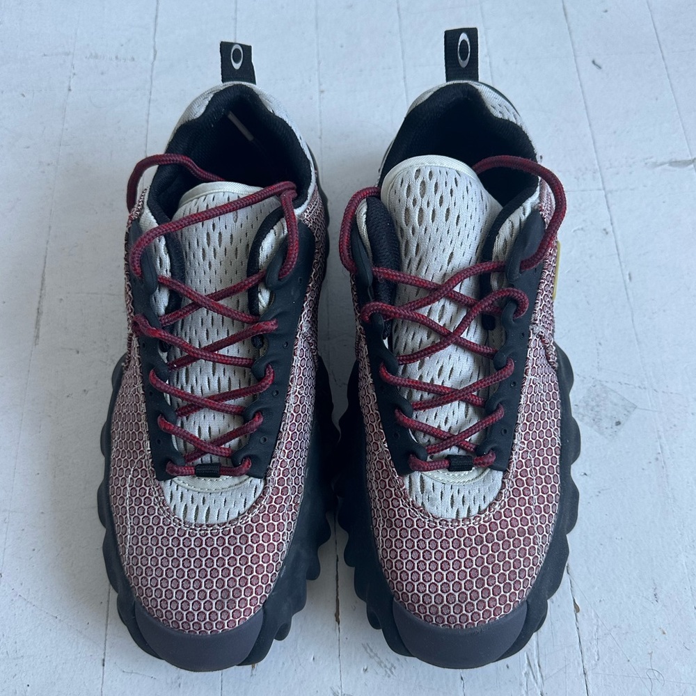 Oakley Red and Black Sneakers